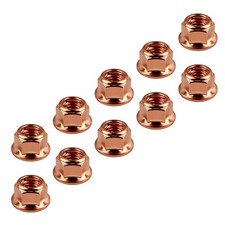 10PCS M8×1.25 Exhaust Manifold Gasket Nut OEM#A1201420072 | Hexagonal Exhau picture