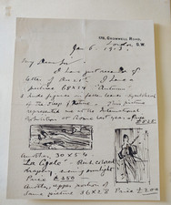 ALS , 2 Pg & 4 Drawing Artist Arthur Hacker RA 1913  English classical painter picture