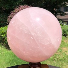 16.56LB Rare Natural Pink Crystal Ball Quartz Crystal Bll Reiki Healing 6564 picture