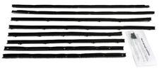 Window Sweeps Weatherstrip for 1964 Pontiac GTO Lemans Hardtop Black Front Rear picture