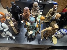 Applause Star Wars Figure Lot Darth Vader Chewbacca Luke Skywalker Princess Leia picture