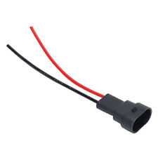 2Pcs Socket Wires Male Adapter Bulb Copper Wiring Harness 12V For LED Headli LLI picture