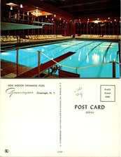 Indoor Swimming Pool Grossinger's Resort New York NY Postcard picture