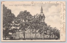 Postcard Central High School in Cleveland, Ohio Undivided Back Posted 1905 picture