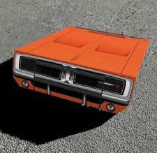 WOW Curved  1969 Dodge Charger Hood Front View Style Sign picture