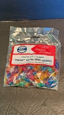 Vintage Narco Products Twist Christmas Tree Lights 144 Pieces Craft picture