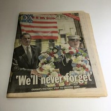 NY Daily News:5/6/2011,We'll Never Forget, Obama's Historic Visit 2 Ground 0 picture