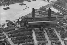 The Lots Road Power Station, Chelsea, 1921 England OLD PHOTO 1 picture