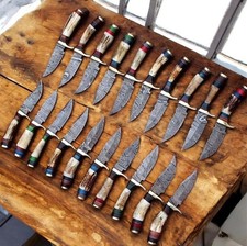 Lot of 20Pcs Custom Handmade Damascus Steel 6