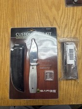 Custom Knife Kit SK-934KIT Tom Kreger Carolina Field Knife Ebony Macas Scales picture