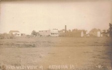 RPPC Artesian Iowa Bremer County North West View No. VI Real Photo Postcard picture