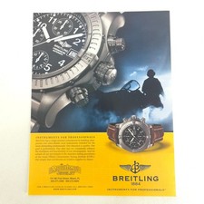 Breitling Chronometre Print Ad Aviation Pilot Watch Luxury Jewelry Collector Art picture