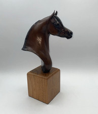 JONATHAN MOELLER BRONZE ARABIAN HORSE SCULPTURE DATED 2011, 12