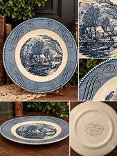 Currier and Ives Transferware Plate picture