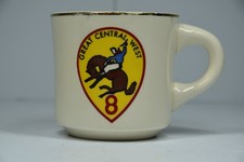Vintage Boy Scouts of America Great Central West Cowboy Coffee Mug BSA Horse picture