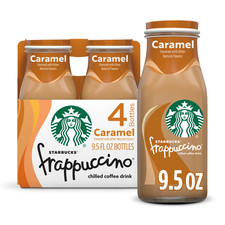 Starbucks Frappuccino Chilled Coffee Drink, Caramel, 4 Count, 9.5 fl oz Bottles picture