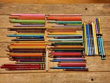 Large Lot Of Vintage Colored Pencils 80ct Made In USA Nice Variety Of Colors picture