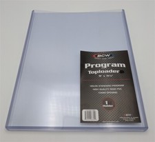 ONE LOOSE BCW Super Thick Magazine / Program Topload Holder picture
