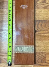 Set Of Three Chinese Brushes In Decorative Wooden Box picture