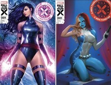 X-Men Forever #1 Exclusive Psylocke Trade & Mystique Variant Set 2024 picture