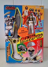 Vintage NIB Dai Ranger Kiba Ranger Giftset POWER RANGERS White New In Box picture