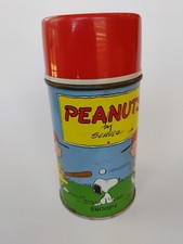 Vintage 1959 Thermos Brand Peanuts Original - Thermos Only picture