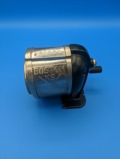 Vintage Boston Self Feeder Manual Crank Pencil Sharpener  picture