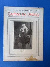 Civil War Confederate Veteran's Magazine, Oct. 1903; War stories, Monuments, Ads picture