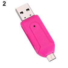 2 in 1 USB OTG Card Reader Universal Micro USB TF SD Card Reader for PC Phone 15 picture
