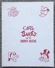 VTG 1992 CARL BARKS THE DISNEY DUCKS BOOK 1ST PRINT ANIMATION CARTOONIST ART picture