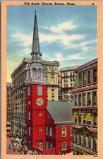 Postcard-Old South Church, Boston, Mass.  Divided back. Unposted. picture