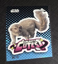 2026 Topps Chrome Star Wars Galaxy's Cutest Lava Meerkat Insert Card Refractor picture