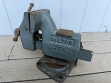 Vintage Wilton Bench Jaws Swivel Base Heavy Duty Vice Ux 121079 picture