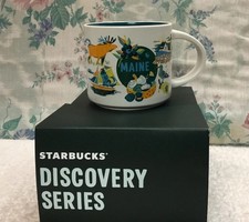 Starbucks 2024 Discovery Series 14oz Mug Maine New In Box Hard To Find picture