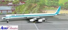 Aeroclassics ACN4867T Trans international DC-8-63 N4867T Diecast 1/400 Jet Model picture