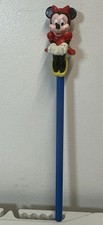 Vintage Disney Applause Minnie Mouse Pencil Topper Pencil New-READ picture