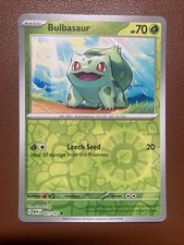 Pokémon TCG SV: 151 - Bulbasaur 1/165 - Reverse Holofoil NM picture