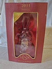 2011 Lenox Annual Blown Crystal Bell Last in Series IOB picture