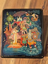 Authentic Russian Lacquer Box Kholuy 