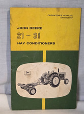Vtg John Deere 21 and 31 Hay Conditioners Operators Manual OM-H90605H 12 to 60 picture