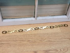 Antique Solid Cast Brass Ornamental Scroll Art Deco Chandelier Light Chain 18