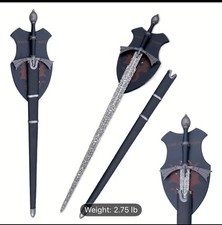 Sword Of Visenya Targaryen Dark Sisterwith Sheath Unsharpened Full Size Metal 41 picture