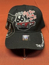 Route 66 Get Your Kicks Hat The Mother Road Classic Car Black Cap NWT picture