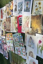 Lot of 60+ Unused Greeting Cards Assorted Themes Holidays, Birthday, Vintage picture