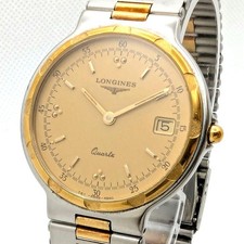 LONGINES Conquest Gold Dial Combination Wristwatch picture