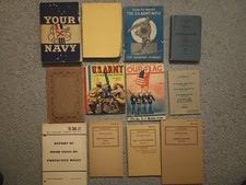WW1 WW2  Book, Military Tech Manual, Journal Lot- Navy, Army, Marines Swiss Army picture