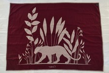 ORIGINAL CARTIER PLAID CASHMERE/WOOL WALKING PANTHER BLANKET CRM00141 NEW picture