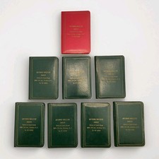 Lot 8 Vintage 1950s Pocket Promo Address Books Brooklyn NY Bakery Unused Japan picture