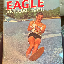 Eagle Annual 1966 Hardcover Annual Book Color Silver Age Inscribed English picture