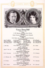 1925 Washington & Lee Calyx Original Page Fancy Dress Ball picture